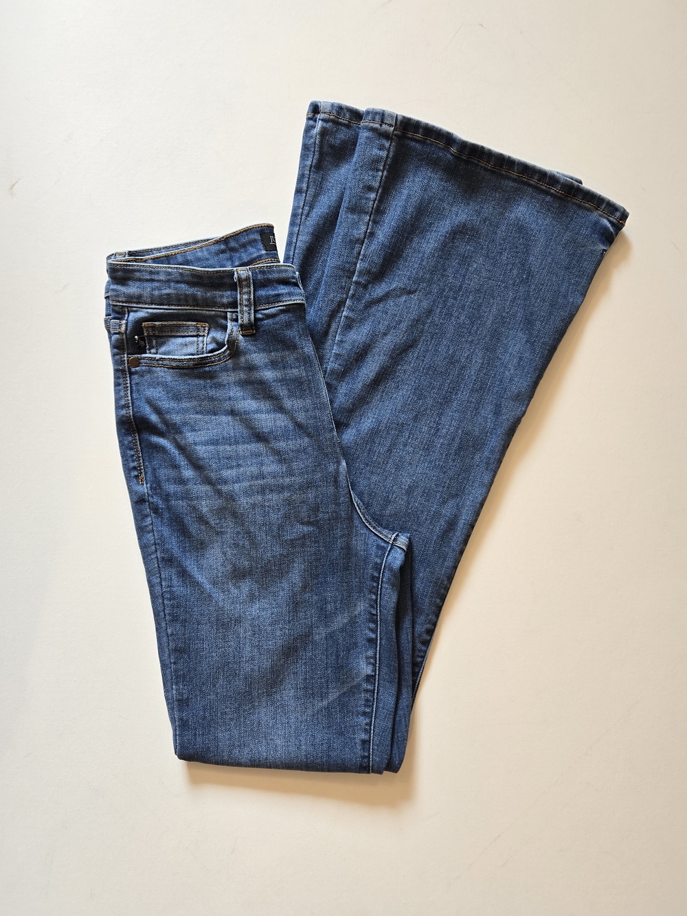 Judy Blue High-Waisted Classic Flare Blue Jeans Women's Size 28 - Picture 6 of 11